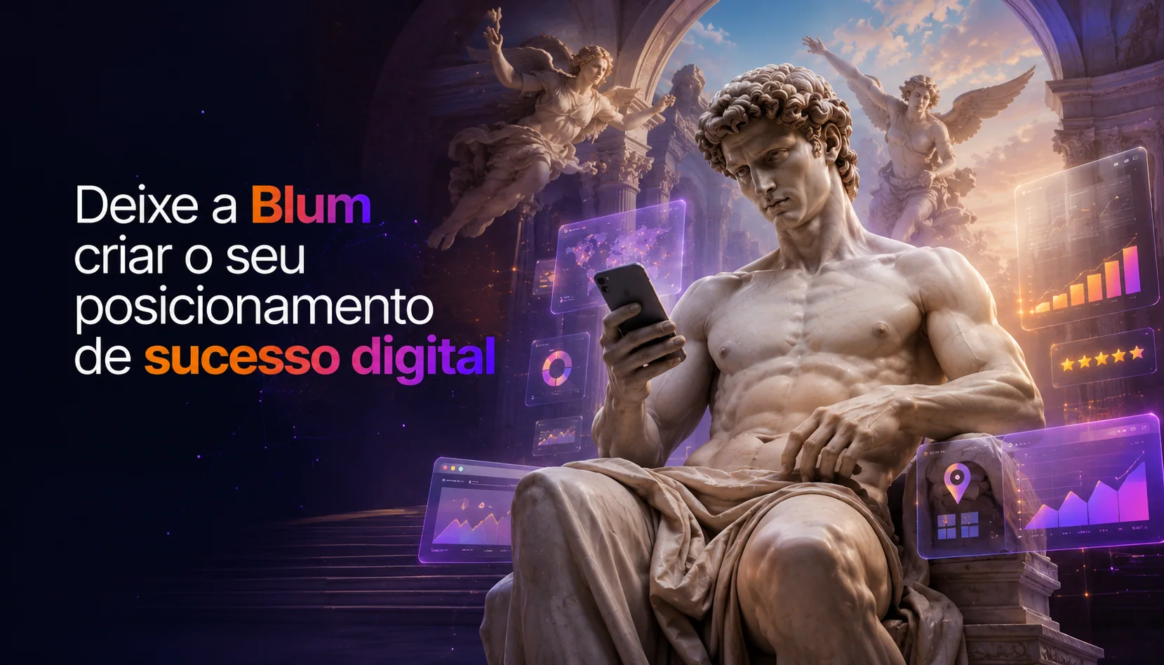Deixe a Blum criar o seu posicionamento de sucesso digital